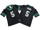 New York Jets #5 Garrett Wilson Legacy Black Vapor F.U.S.E. Limited Jersey