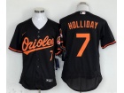 Baltimore Orioles #7 Jackson Holliday Black Flexbase Jersey