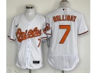 Baltimore Orioles #7 Jackson Holliday White Flexbase Jersey