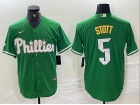 Philadelphia Phillies #5 Bryson Stott Green Fashion Cool Base Jersey