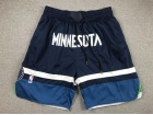 Minnesota Timberwolves Navy Blue Throwback Short