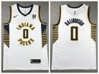 Nike Indiana Pacers #0 Tyrese Haliburton White Jersey