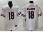 Chicago Bears #18 Caleb Williams White Vapor Limited Jersey