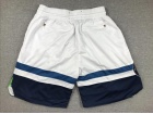 Minnesota Timberwolves White Throwback Short 