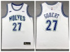 Minnesota Timberwolves #27 Rudy Gobert White Classic Jersey