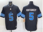 Detroit Lions #5 David Montgomery Black Vapor F.U.S.E. Limited Jersey