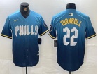 Philadelphia Phillies #22 Spencer Turnbull Blue 2024 City Cool Base Jersey