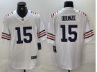 Chicago Bears #15 Rome Odunze White 100th Limited Jersey