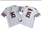 Chicago Bears #15 Rome Odunze White Limited Jersey