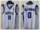 Kentucky Wildcats #0 Rob Dillingham White Jersey