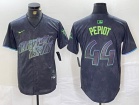 Nike Tampa Bay Rays #44 Ryan Pepiot Charcoal 2024 City Connect Jersey