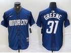 Detroit Tigers #31 Riley Greene Blue 2024 City Connect Jersey