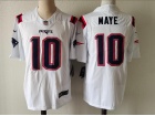 New England Patriots #10 Drake Maye White Limited Jersey