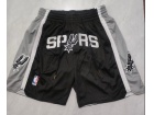 San Antonio Spurs Black Throwback Short