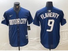 Detroit Tigers #9 Jack Flaherty Blue 2024 City Connect Jersey