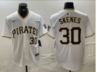 Pittsburgh Pirates #30 Paul Skenes White Limited Player Jersey