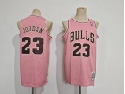 Chicago Bulls #23 Michael Jordan Pink Jersey