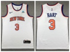 New York Knicks #3 Josh Hart White Jersey