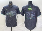 Tampa Bay Rays #22 Jose Siri Charcoal 2024 City Connect Jersey