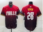 Philadelphia Phillies #28 Alec Bohm Red City Cool Base Jersey