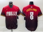 Philadelphia Phillies #8 Nick Castellanos  Red City Cool Base Jersey