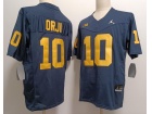 Michigan Wolverines #10 Alex Orji Navy Blue Limited Jersey