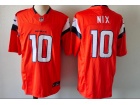 Denver Broncos #10 Bo Nix Orange Vapor F.U.S.E. Limited Jersey