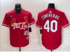 St. Louis Cardinals #40 Willson Contreras Red 2024 City Connect Limited Player Jersey