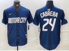 Detroit Tigers #24 Miguel Cabrera Blue 2024 City Connect Jersey