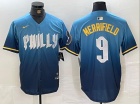 Philadelphia Phillies #9 Whit Merrifield Blue 2024 City Cool Base Jersey