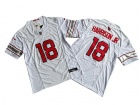 Atlanta Falcons #18 Marvin Harrison Jr White Vapor F.U.S.E. Limited Jersey