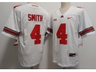 Ohio State Buckeyes #4 Jeremiah Smith White Limited Jersey