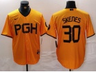 Pittsburgh Pirates #30 Paul Skenes Yellow City Cool Base Jersey