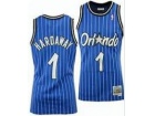 Orlando Magic #1 Penny Hardaway Blue Throwback Jersey