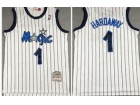 Orlando Magic #1 Penny Hardaway White Throwback Jersey