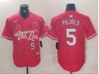 St. Louis Cardinals #5 Albert Pujols Red 2024 City Connect Limited Player Jersey