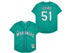 Seattle Mariners #51 Ichiro Suzuki Green Throwback Jersey