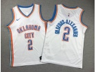 Youth Oklahoma City Thunder #2 Gilgeous-Alexander White Jersey