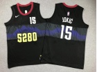 Youth Denver Nuggets #15 Nikola Jokic Black 2024 City Jersey