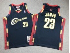 Youth Cleveland Cavaliers #23 LeBron James Blue Throwback Jerse