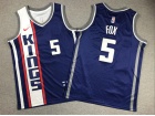 Youth Sacramento Kings #5 De'Aaron Fox Blue 2024 City Jersey