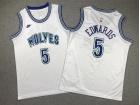 Youth Minnesota Timberwolves #5 Anthony Edwards White Classic Jersey