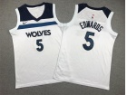 Youth Minnesota Timberwolves #5 Anthony Edwards White Jersey