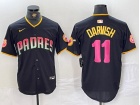 San Diego Padres #11 Yu Darvish Black/Fade City Connect Jersey