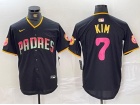 San Diego Padres #11 Yu Darvish Black/Fade City Connect Jersey