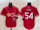 St. Louis Cardinals #54 Sonny Gray Red 2024 City Connect Limited Player Jersey