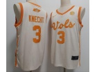 Tennessee Volunteers #3 Dalton Knecht White Basketball Jersey