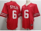 Ohio State Buckeyes #6 Lorenzo Styles Jr. Red Limited Jersey