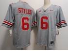 Ohio State Buckeyes #6 Lorenzo Styles Jr. Gray Limited Jersey