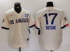 Los Angeles Dodgers #17 Shohei Ohtani White City Connect Limited Players Jersey